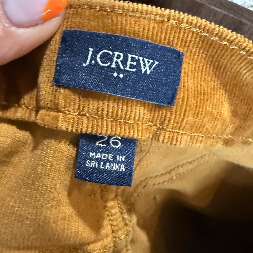 J.Crew Mustard Corduroy Pants - Picture 5 of 12